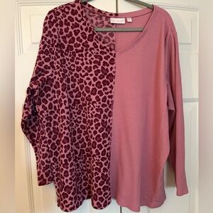 Belle by Kim Gravel Waffle Knit Top